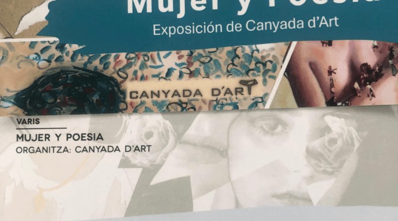 La Asociación Canyada D'Art presenta la exposición 'Mujer y Poesía' en el centro social de La Canyada