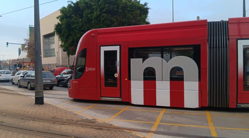 FGV retomará el sábado 9 de noviembre el servicio de todas las líneas del tranvía de Metrovalencia tras la paralización provocada por la DANA