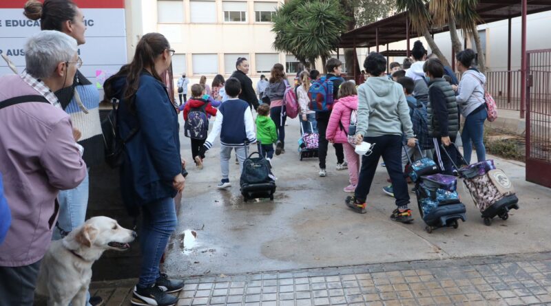 Más de 22.000 alumnos de la zona afectada por la DANA han retomado las clases este lunes