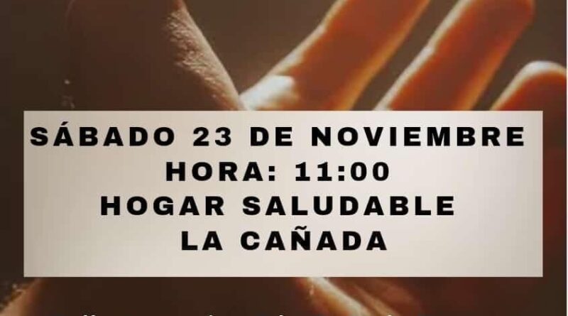 No te pierdas el taller 'Aprende a soltar' de este sábado en Hogar Saludable en La Canyada