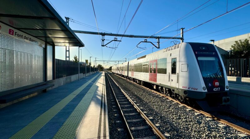 La Generalitat pondrá en servicio el 24 de diciembre el tramo de la Línea 2 de Metrovalencia que unen Paterna y Llíria