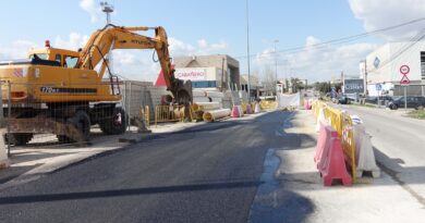 Imagen de archivo de una de las actuaciones realizadas para la mejora del colector de la Avenida de La Industria en L’Andana