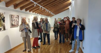 Un artista de La Canyada lleva su arte solidario a Calpe en una exposición en apoyo a los damnificados por la DANA