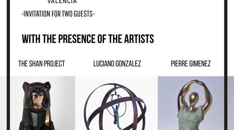 El escultor Luciano González, vecino de La Canyada, expone en The Westin Valencia junto a artistas internacionales