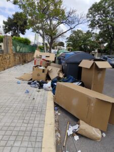 en pie de guerra contra la falta de limpieza y recogida de residuos