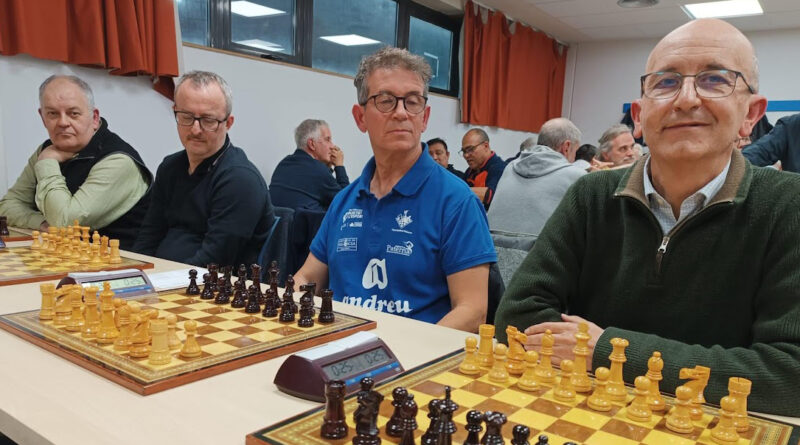 Pie de foto: Integrantes del cuarteto paternero campeón del veteranos +50