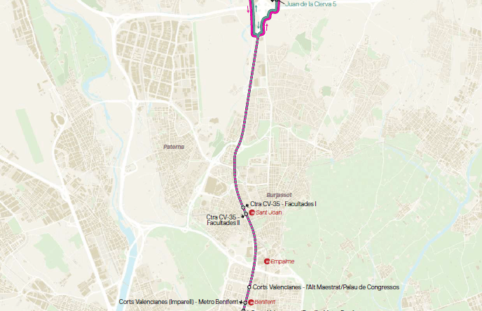 Parque Tecnológico mejora el servicio de autobús y reduce el tiempo de vuelta a Valencia a partir del 17 de diciembre