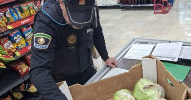 Inspecciones de la Policía Local en fruterías de Paterna permiten incautar 150 kilos de naranjas sin origen acreditado