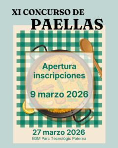 El Concurso de Paellas del Parque Tecnológico de Paterna abre inscripciones para una nueva edición que volverá a llenar la ciudad de ambiente y tradición