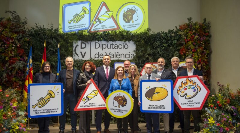 La Diputación da el pistoletazo de salida a las fiestas poniendo a la provincia de Valencia en ‘Modo Falles’