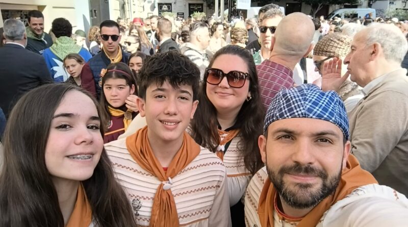 La Falla Plaza Puerta del Sol de La Canyada, protagonista en la recepción oficial de la Diputación de Valencia