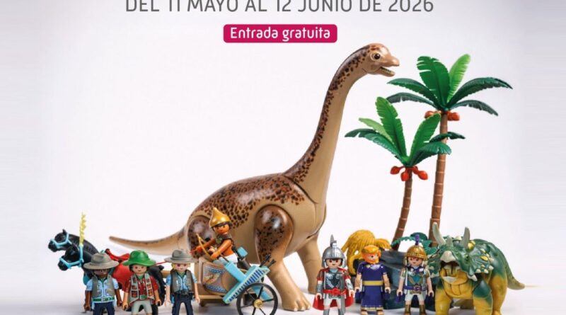 Paterna acoge la exposición “El mundo Playmobil. Dinosaurios, Egipto y Roma”, una propuesta didáctica para todas las edades