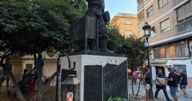 Paterna instala una luz perpetua en el Monumento al Tirador para rendir homenaje a los tiradores fallecidos