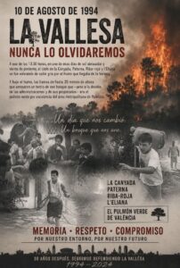 La Vallesa, aquel 10 de agosto que nadie en La Canyada ha olvidado