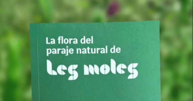 El Jardín Botánico de la Universitat de València acoge la presentación del libro sobre la flora de Les Moles