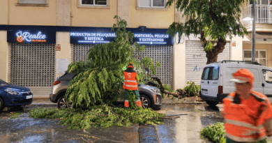 Paterna recobra la normalidad tras registrar más de 82 l/m² y 70 incidencias por el fuerte temporal