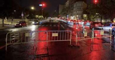puente inundado lluvias