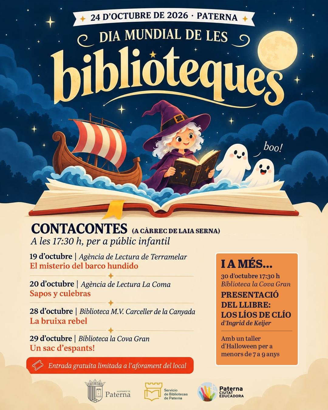 La Biblioteca de La Canyada celebra el Dia Mundial de les Biblioteques